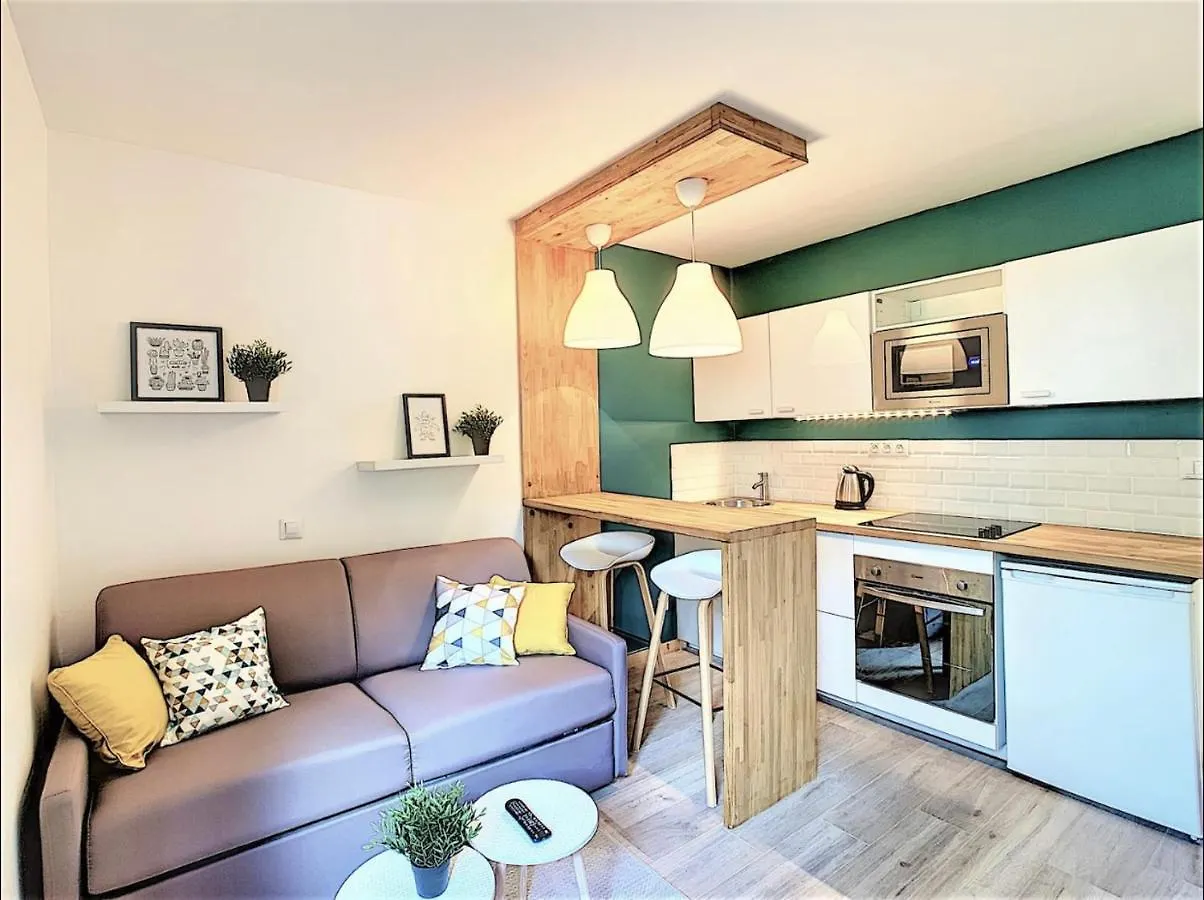 Apartment Centre Saint-Gervais Studio Vert Moderne 2 Pers Proche Telecabine France