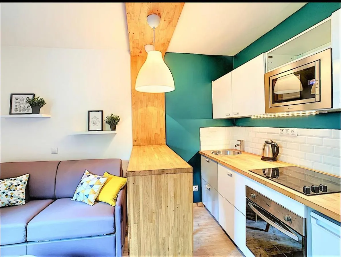 Apartment Centre Saint-Gervais Studio Vert Moderne 2 Pers Proche Telecabine