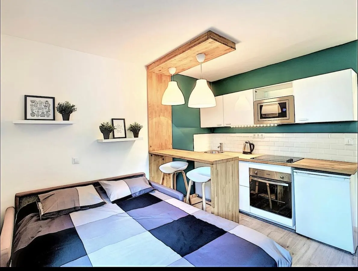 Centre Saint-Gervais Studio Vert Moderne 2 Pers Proche Telecabine location