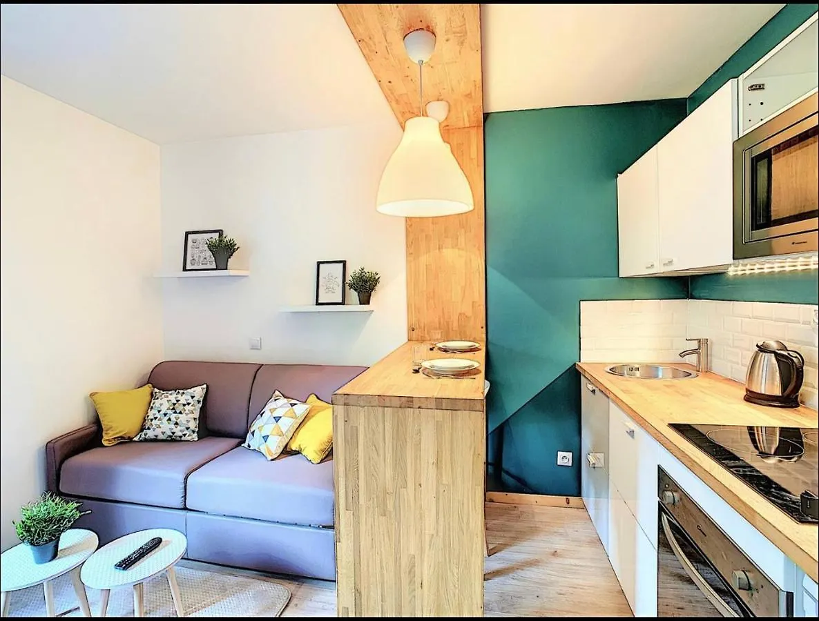 Apartment Centre Saint-Gervais Studio Vert Moderne 2 Pers Proche Telecabine